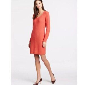 NWT Ann Taylor Women's Dahlia Long Sleeve Cable Sweater Dress
